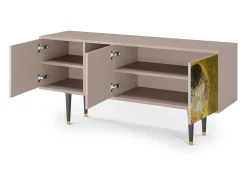 Discount Mueble de TV - 150х69х41 cm - T5 - The Kiss by Klimt , Latte Bege