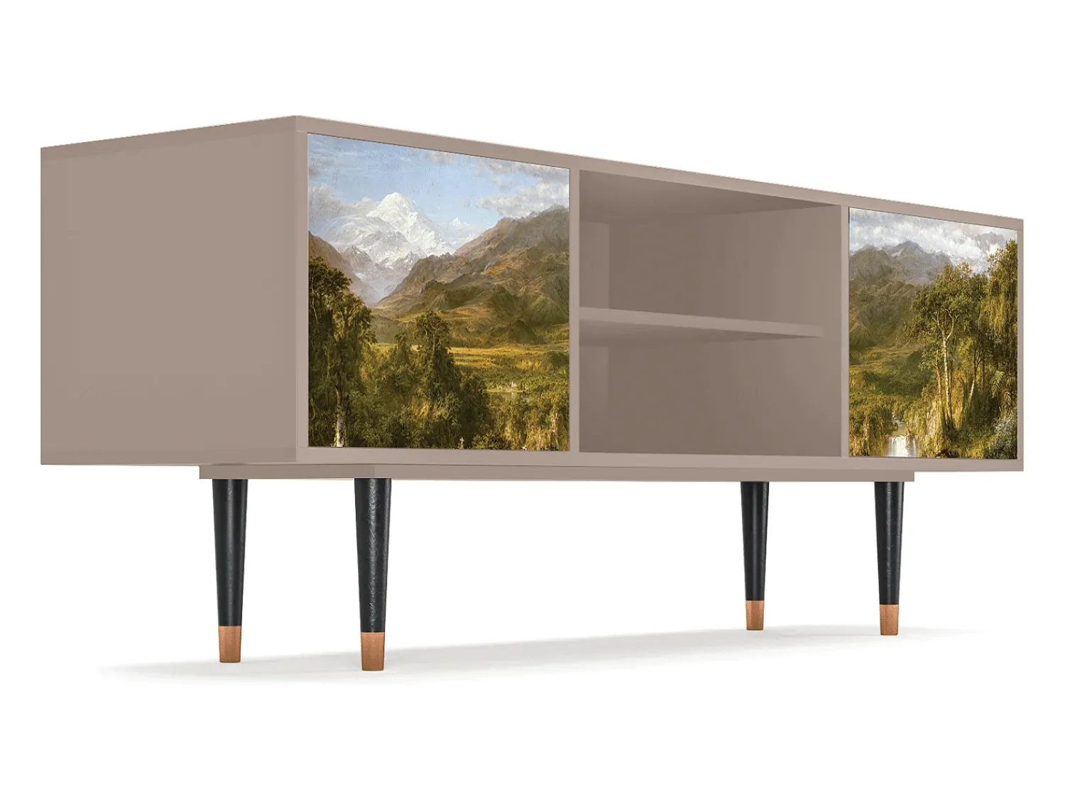 Móvel De Tv| Mueble de TV - 170х69х48 cm - T2 - The Heart of the Andes , Latte Bege