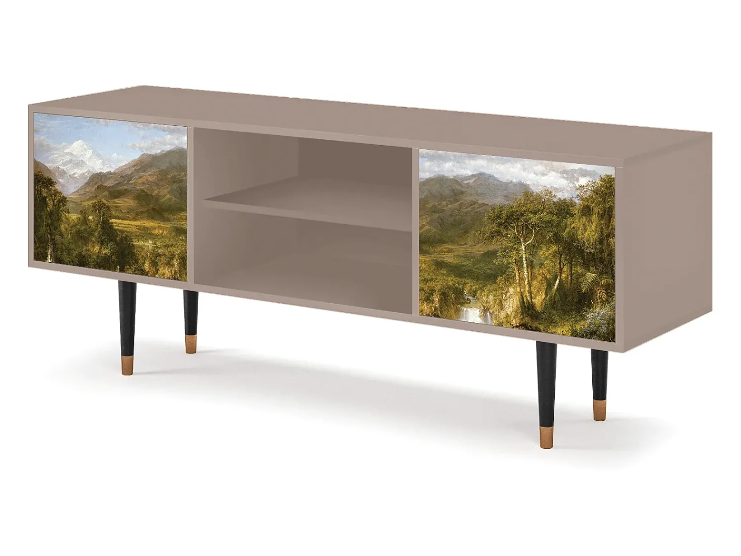 Móvel De Tv| Mueble de TV - 170х69х48 cm - T2 - The Heart of the Andes , Latte Bege