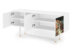 Mueble de TV - 150х69х41 cm - T5 - The Birth of Venus, Branco^ Móvel De Tv