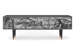 Móvel De Tv* Mueble de TV - 170х59х48 cm - T4 - The Temptation, Antracite Cinza antracite