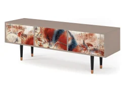 Móvel De Tv* Mueble de TV - 170х59х48 cm - T4 - The City Rises, Latte Bege