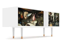 Móvel De Tv| Mueble de TV - 170х69х48 cm - T1 - The Garden 2, Branco Bege