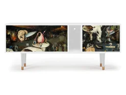 Móvel De Tv| Mueble de TV - 170х69х48 cm - T1 - The Garden 2, Branco Bege