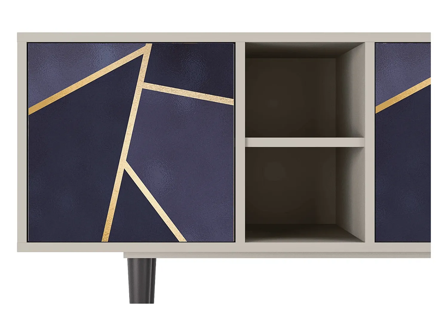 Mueble de TV - 150х69х41 cm - T5 - The Amethyst, Areia^ Móvel De Tv