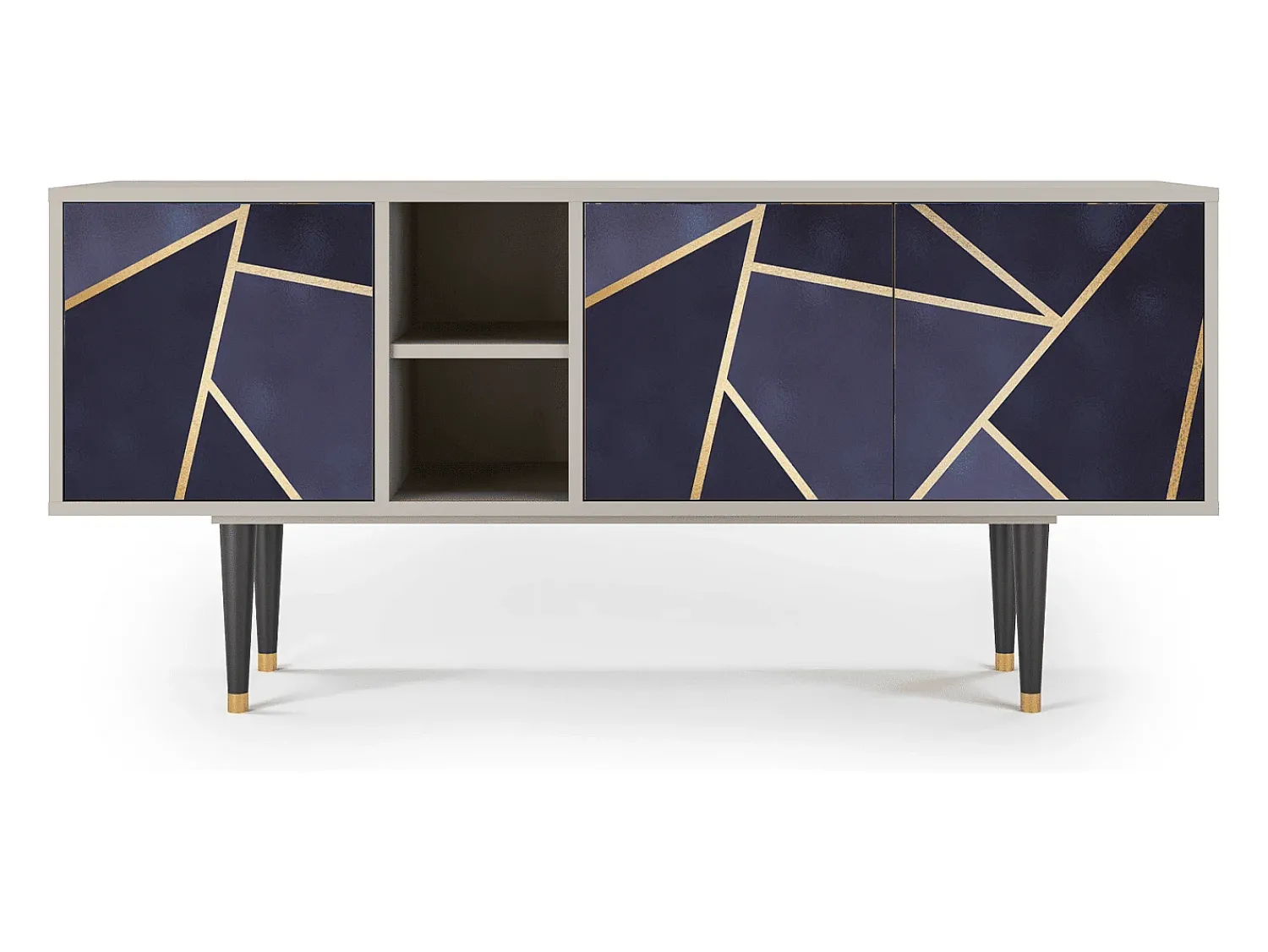 Mueble de TV - 150х69х41 cm - T5 - The Amethyst, Areia^ Móvel De Tv