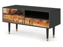 Mueble de TV - 115х59х48 cm - T3 - The Banks, Antracite^ Móvel De Tv