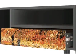 Mueble de TV - 115х59х48 cm - T3 - The Banks, Antracite^ Móvel De Tv