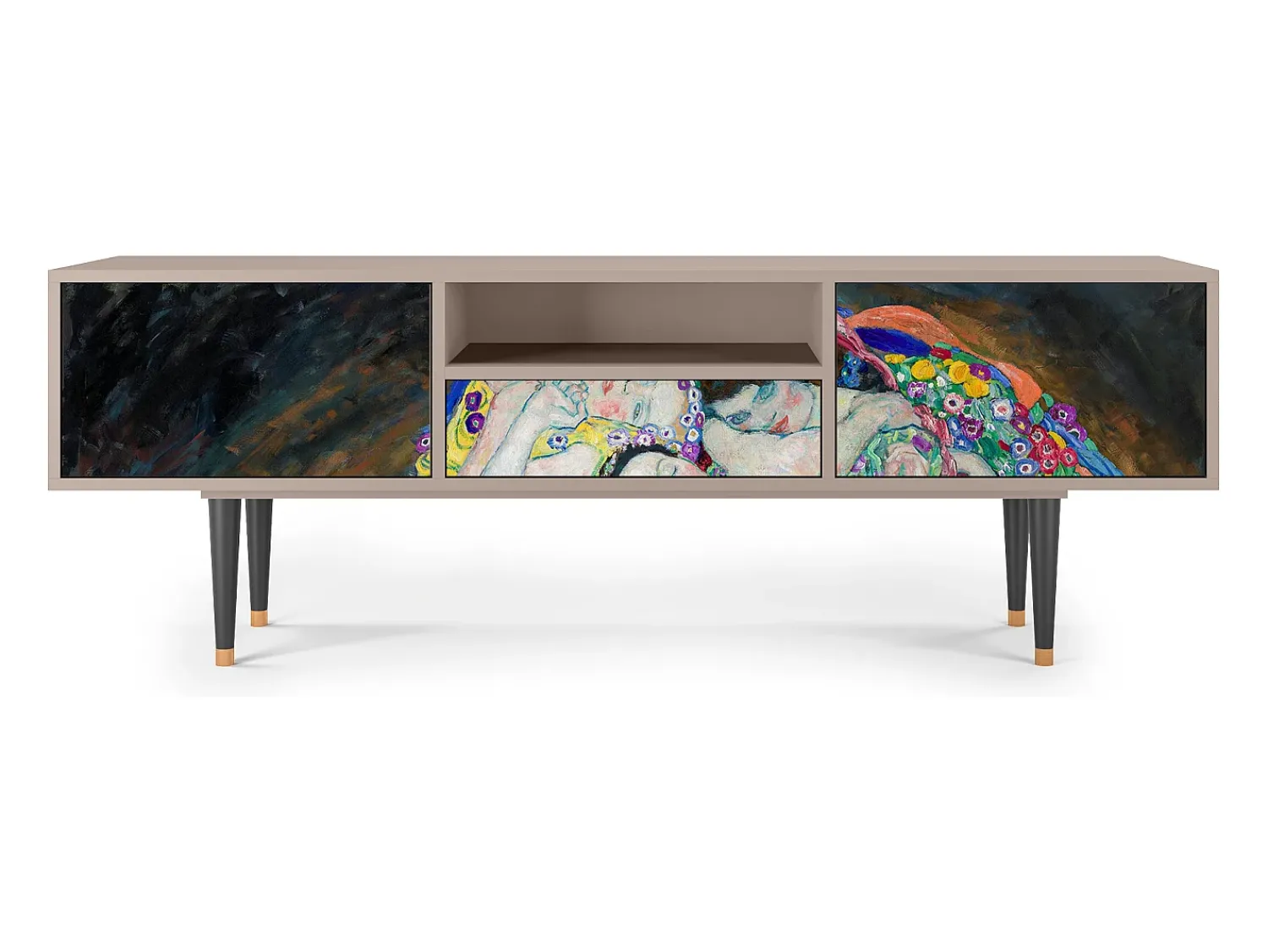 Mueble de TV - 170х59х41 cm - T6 - The Maiden by Klimt, Latte^ Móvel De Tv