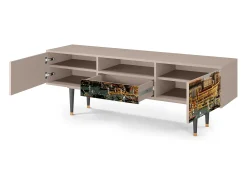 Móvel De Tv| Mueble de TV - 170х59х41 cm - T6 - The Bucintoro, Latte Bege