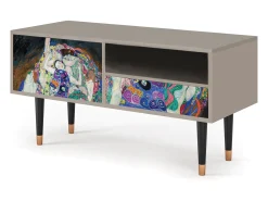 Móvel De Tv* Mueble de TV - 115х59х48 cm - T3 - The Maiden by Klimt, Areia Bege