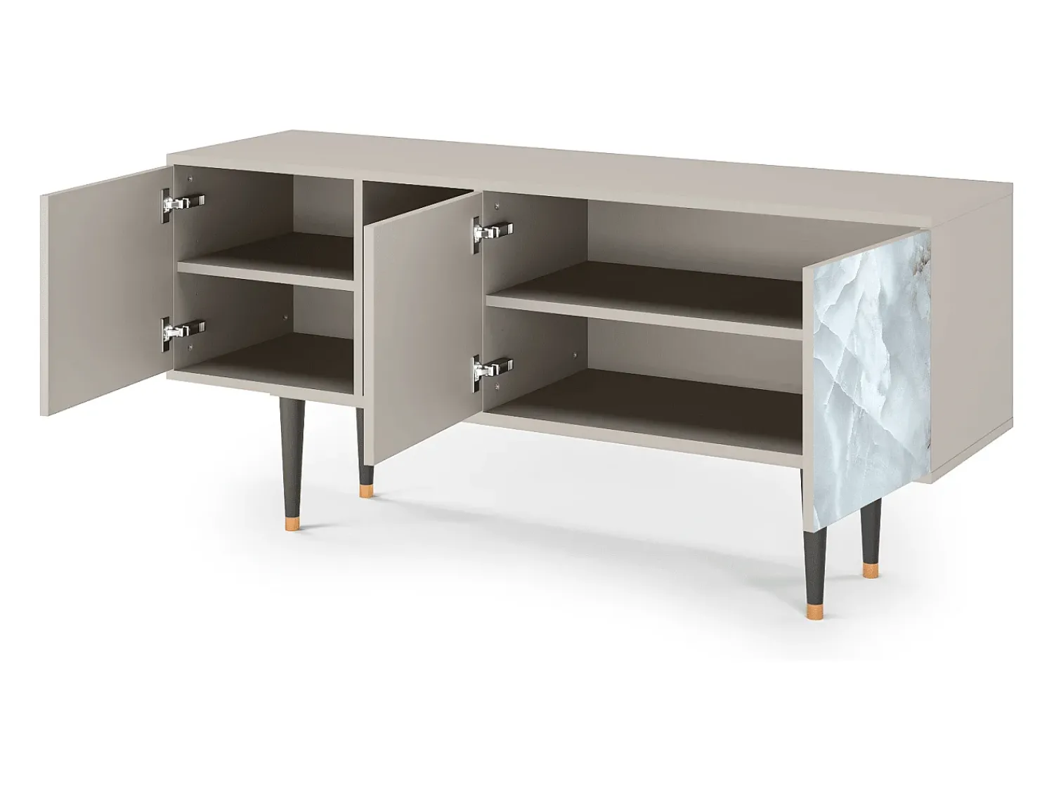 Hot Mueble de TV - 150х69х41 cm - T5 - The Onyx, Areia Bege