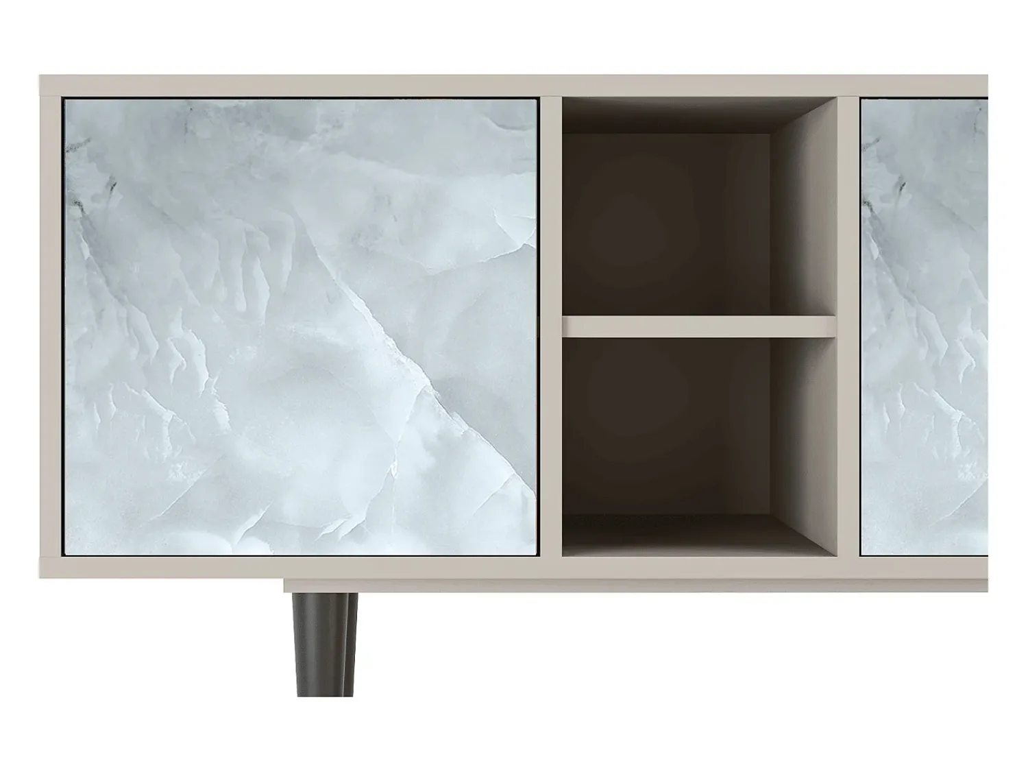 Hot Mueble de TV - 150х69х41 cm - T5 - The Onyx, Areia Bege