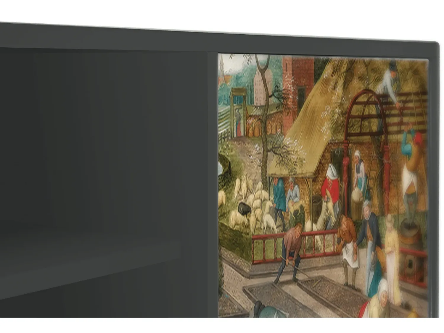 Móvel De Tv* Mueble de TV - 170х69х48 cm - T2 - The Younger - Spring, Antracite Cinza antracite