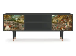 Móvel De Tv* Mueble de TV - 170х69х48 cm - T2 - The Younger - Spring, Antracite Cinza antracite