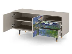 Mueble de TV - 125х56х41 cm - T7 - The water lily pond , Areia^ Móvel De Tv