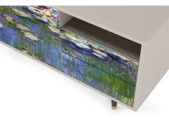 Mueble de TV - 125х56х41 cm - T7 - The water lily pond , Areia^ Móvel De Tv