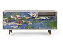 Mueble de TV - 125х56х41 cm - T7 - The water lily pond , Areia^ Móvel De Tv