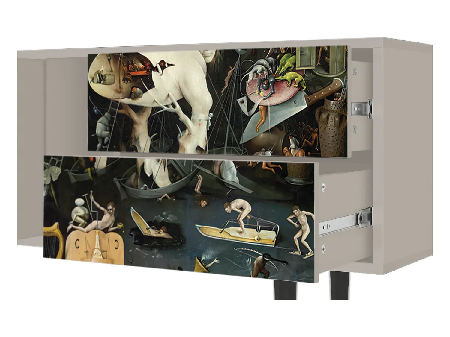 Móvel De Tv| Mueble de TV - 170х69х48 cm - T1 - The Garden 2, Areia Bege