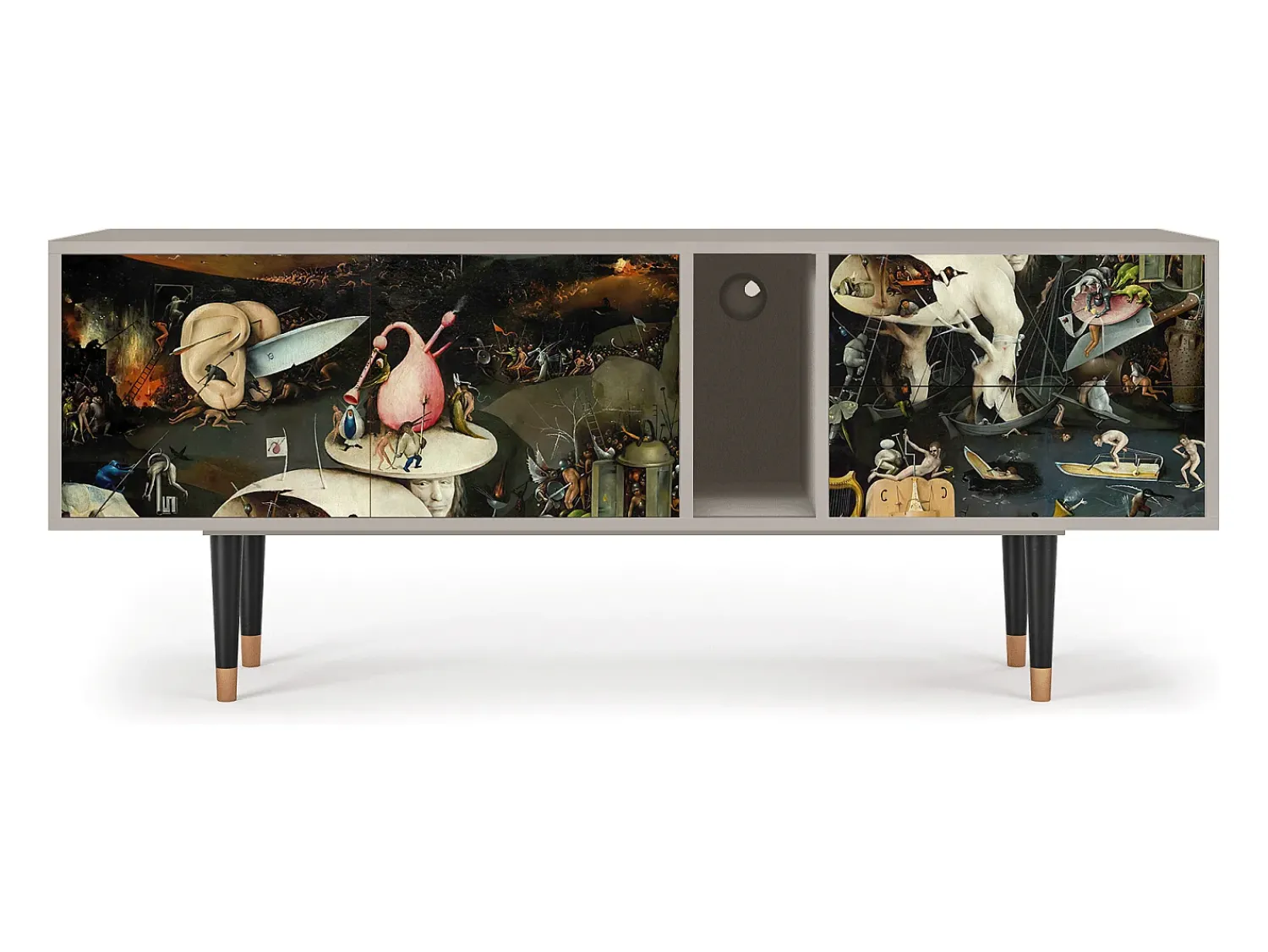 Móvel De Tv| Mueble de TV - 170х69х48 cm - T1 - The Garden 2, Areia Bege