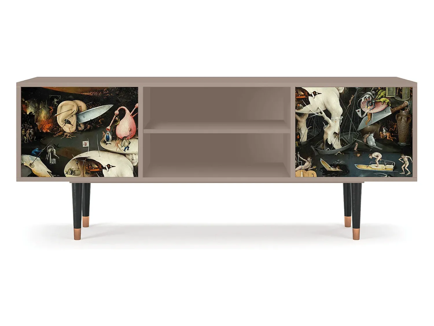 Clearance Mueble de TV - 170х69х48 cm - T2 - The Garden 2, Latte Bege
