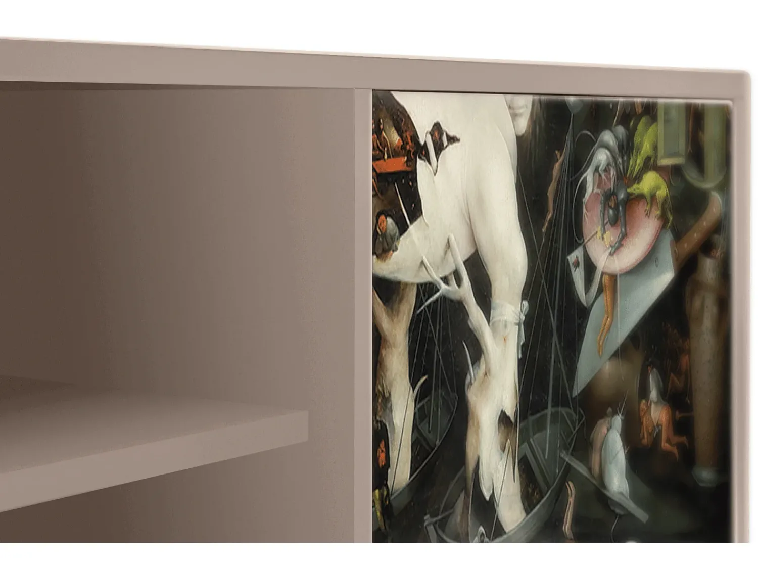 Clearance Mueble de TV - 170х69х48 cm - T2 - The Garden 2, Latte Bege