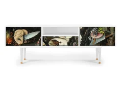 Móvel De Tv| Mueble de TV - 170х59х41 cm - T6 - The Garden 2, Branco Bege