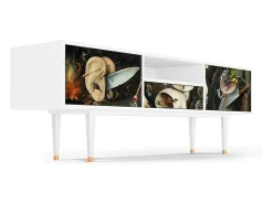 Móvel De Tv| Mueble de TV - 170х59х41 cm - T6 - The Garden 2, Branco Bege
