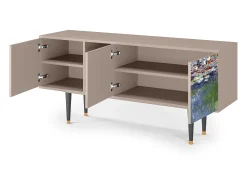 Móvel De Tv* Mueble de TV - 150х69х41 cm - T5 - The water lily pond , Latte Bege