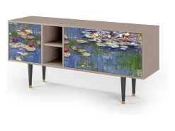 Móvel De Tv* Mueble de TV - 150х69х41 cm - T5 - The water lily pond , Latte Bege