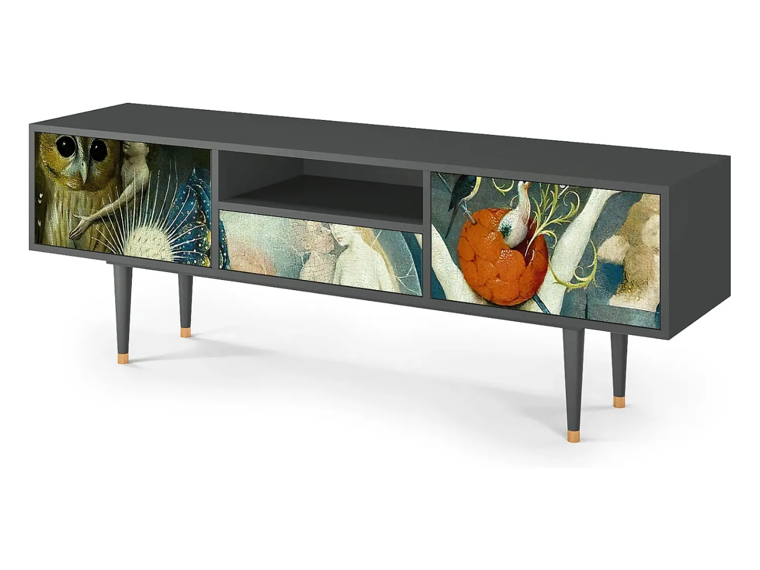 Online Mueble de TV - 170х59х41 cm - T6 - The Garden Of by Bosch, Antracite Cinza antracite