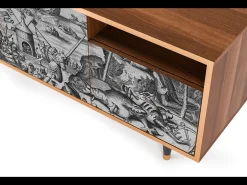 Móvel De Tv* Mueble de TV - 125х56х41 cm - T7 - The Temptation, Nogueira Castanho