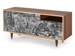 Móvel De Tv* Mueble de TV - 125х56х41 cm - T7 - The Temptation, Nogueira Castanho