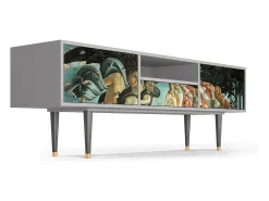 Mueble de TV - 170х59х41 cm - T6 - The Birth of Venus, Cinza^ Móvel De Tv