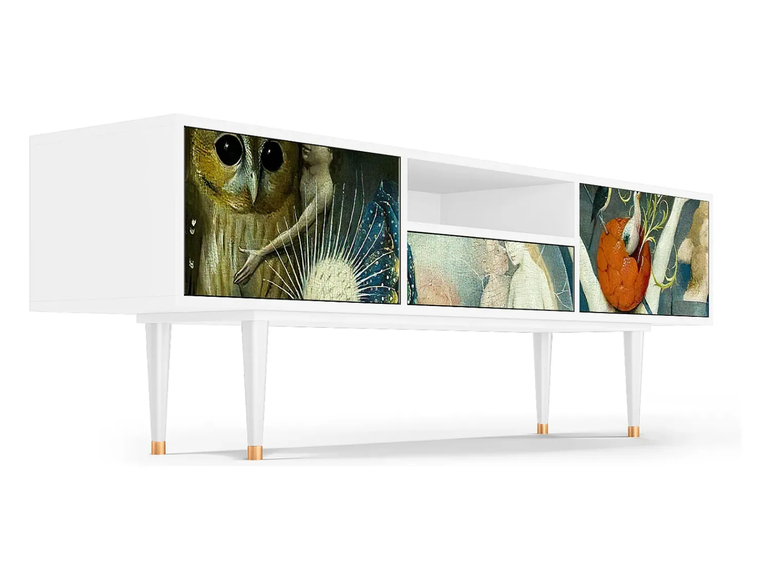 Móvel De Tv| Mueble de TV - 170х59х41 cm - T6 - The Garden Of by Bosch, Branco Bege