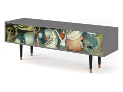 Móvel De Tv* Mueble de TV - 170х59х48 cm - T4 - The Garden Of by Bosch, Cinza Cinzento