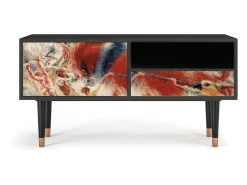 Best Mueble de TV - 115х59х48 cm - T3 - The City Rises, Antracite Cinza antracite