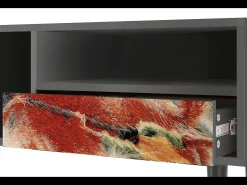 Best Mueble de TV - 115х59х48 cm - T3 - The City Rises, Antracite Cinza antracite