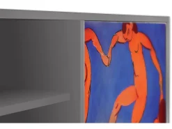 Móvel De Tv| Mueble de TV - 170х69х48 cm - T2 - The Dance by Matisse , Cinza Cinzento