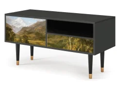 Sale Mueble de TV - 115х59х48 cm - T3 - The Heart of the Andes , Antracite Cinza antracite