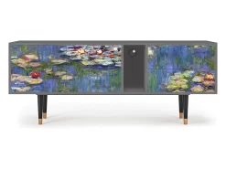 Mueble de TV - 170х69х48 cm - T1 - The water lily pond , Cinza^ Móvel De Tv