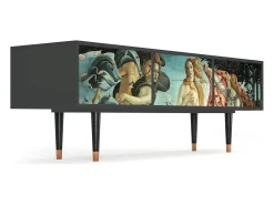Móvel De Tv* Mueble de TV - 170х59х48 cm - T4 - The Birth of Venus, Antracite Cinza antracite