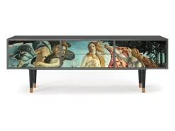 Móvel De Tv* Mueble de TV - 170х59х48 cm - T4 - The Birth of Venus, Antracite Cinza antracite