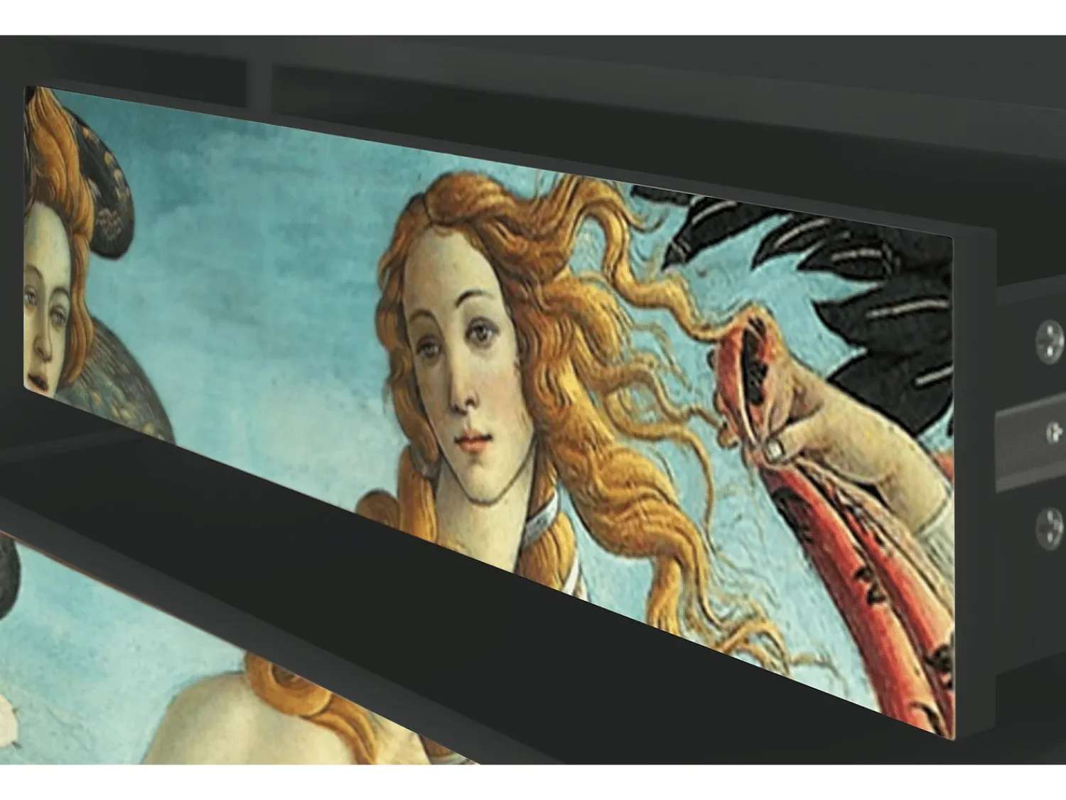 Móvel De Tv* Mueble de TV - 170х59х48 cm - T4 - The Birth of Venus, Antracite Cinza antracite