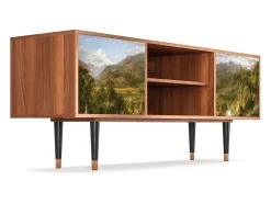 Clearance Mueble de TV - 170х69х48 cm - T2 - The Heart of the Andes , Nogueira Castanho