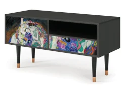 Mueble de TV - 115х59х48 cm - T3 - The Maiden by Klimt, Antracite^ Móvel De Tv