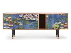 Móvel De Tv| Mueble de TV - 170х69х48 cm - T1 - The water lily pond , Nogueira Castanho