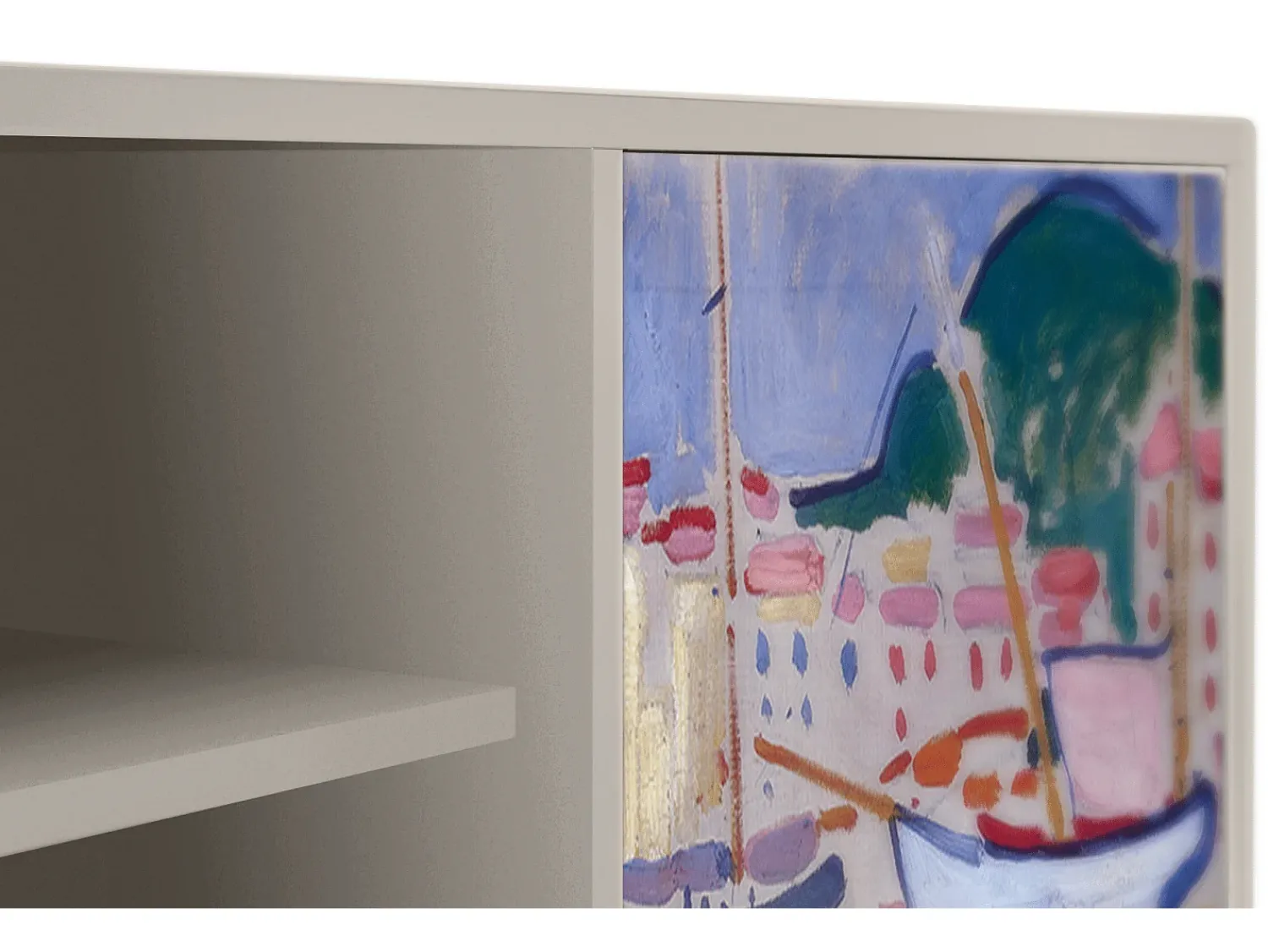 Mueble de TV - 170х69х48 cm - T2 - The Port of Collioure , Areia^ Móvel De Tv