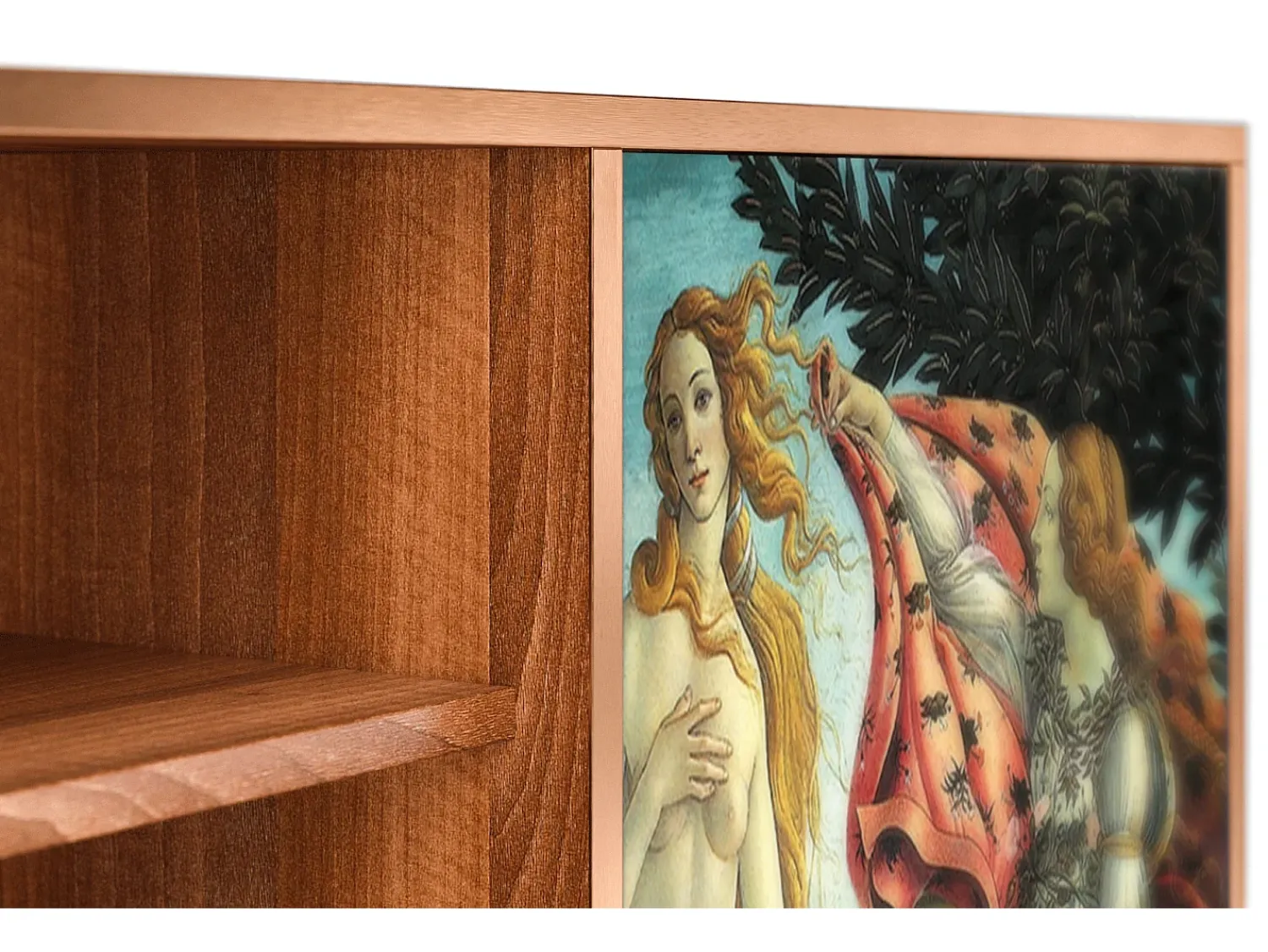 Mueble de TV - 170х69х48 cm - T2 - The Birth of Venus, Nogueira^ Móvel De Tv