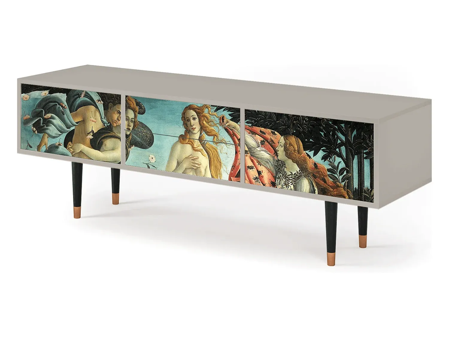 Móvel De Tv| Mueble de TV - 170х59х48 cm - T4 - The Birth of Venus, Areia Bege